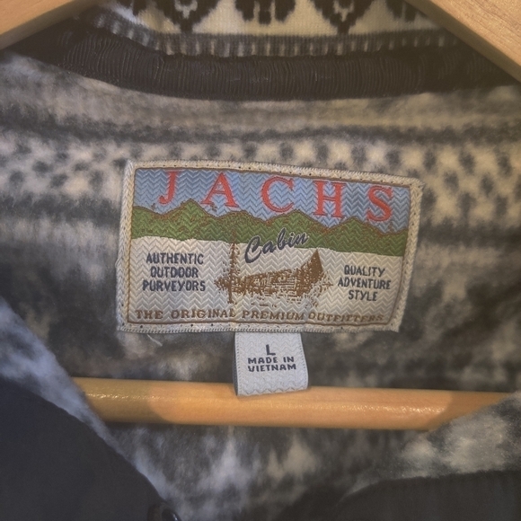 JACHS Cabin Mock neck pullover fleece sz. L - Picture 5 of 5
